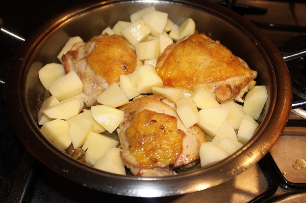 pollo patate e olive taggiasche