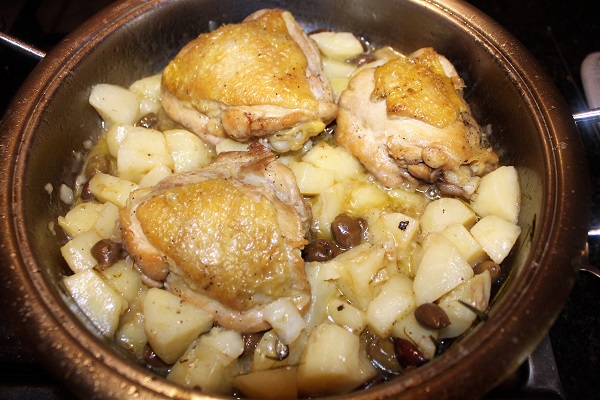 pollo patate e olive taggiasche