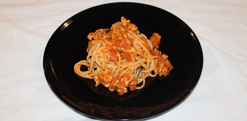 Spaghetti al ragù di alalunga