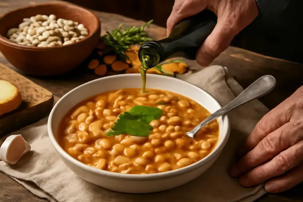 Pasta e fagioli come la facevano i nostri nonni: l’ingrediente extra che sorprende tutti