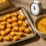 Crostini dorati perfetti per zuppe e vellutate: il pane ideale e il tempo di tostatura da rispettare