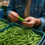 Come riconoscere la freschezza dei legumi freschi al mercato? Il gesto che nessuno fa ma aiuta davvero