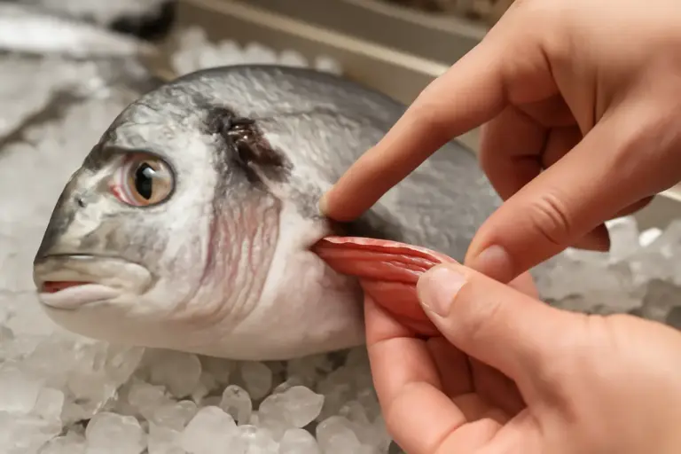 Come riconoscere la freschezza del pesce intero al banco? Il dettaglio dell’occhio e il test della branchia