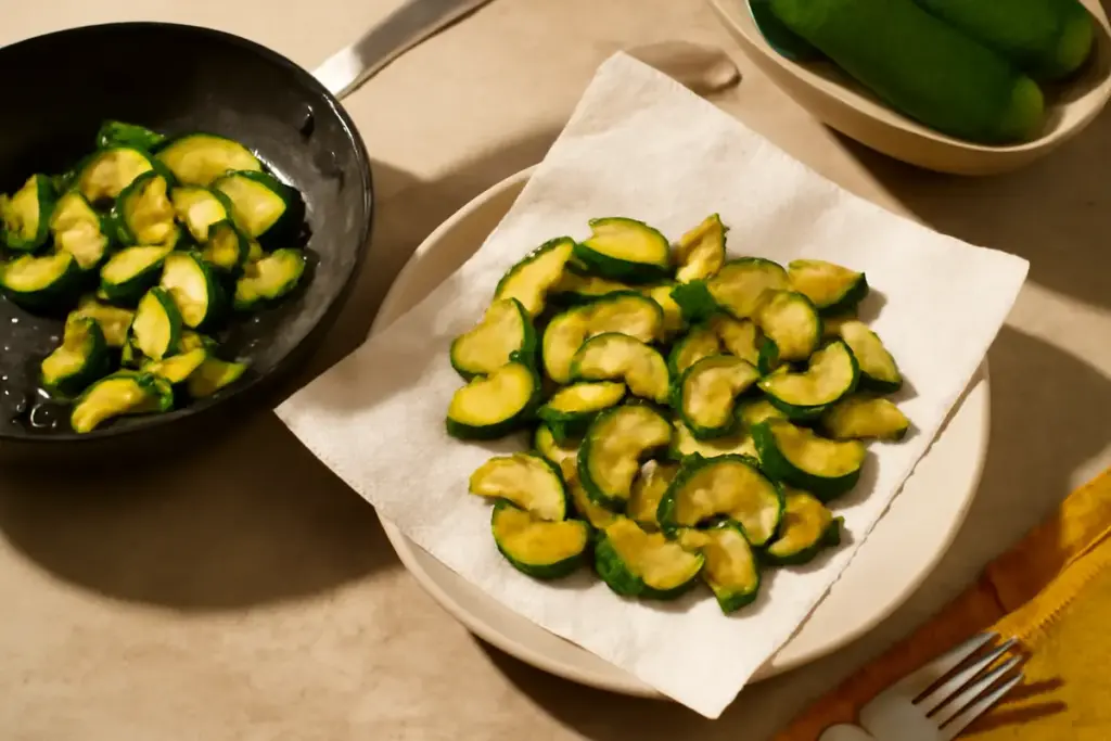 Zucchine acquose in padella? il trucco per un contorno asciutto e saporito