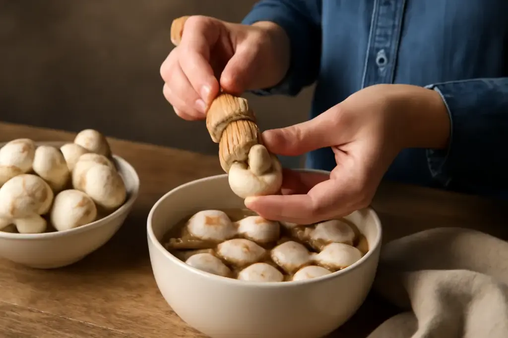 Come si puliscono correttamente i funghi champignon? Il metodo che mantiene il sapore naturale