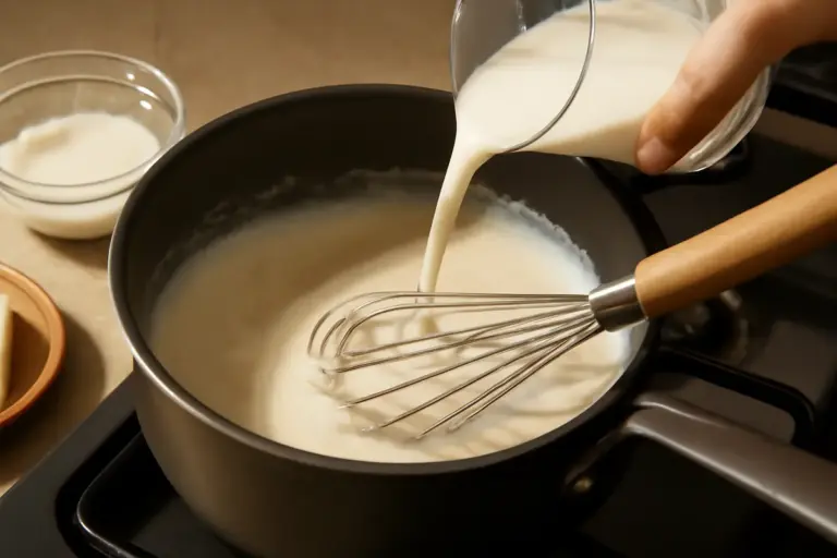 Raggiungere una besciamella liscia: quando aggiungere il latte e mescolare senza grumi