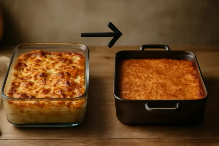 Teglia in vetro o metallo per i gratinati? La scelta che valorizza crosta e cottura interna