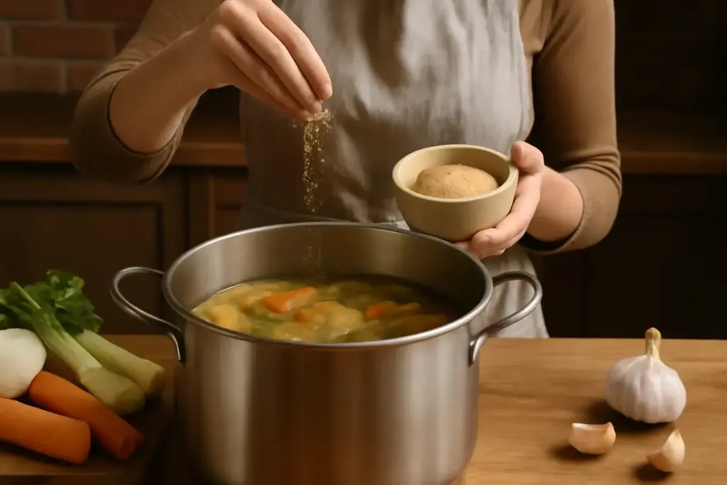 Come insaporire il brodo vegetale fatto in casa? L’aggiunta che trasforma il sapore finale