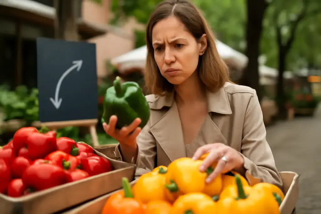 Peperoni: come sceglierli in base alla stagione per evitare quelli dal gusto amarognolo