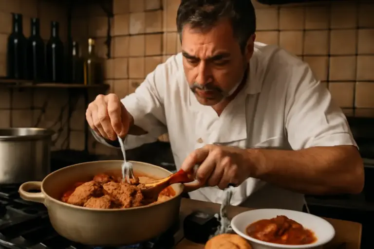Braciole alla napoletana come trattoria: la cottura lenta indispensabile per una carne succosa