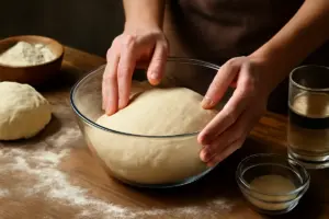 Impasto della pizza fatto in casa: la tecnica per una lievitazione uniforme